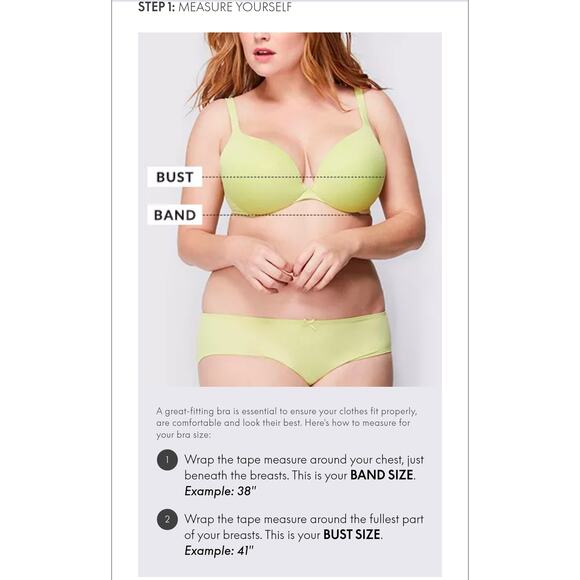 Cacique Boost Plunge Bra The cotton cacique collection black polka dot Size 40C - Picture 10 of 10